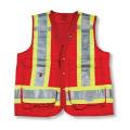 Red 100% Polyester Surveyor Vest